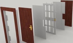 porte blindate su misura - Sicur infissi Roma